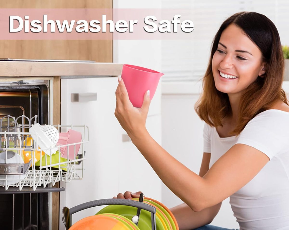 Pink juicer out of the dishwasher